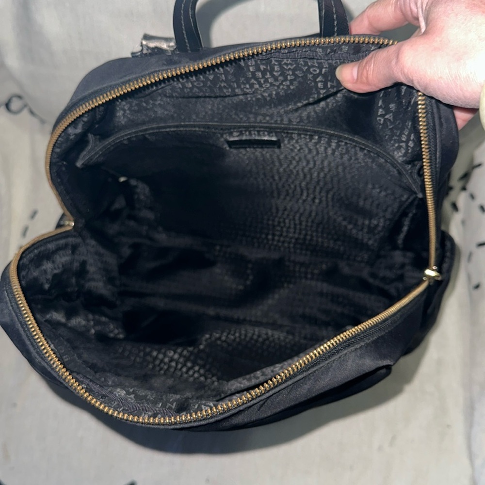 Kate Spade ♠️ New York large black backpack damaged - Picture 9 of 15